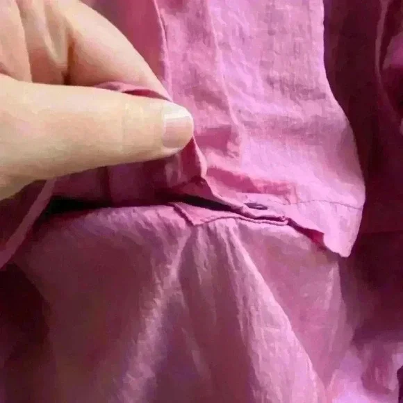 Vintage 90s Natural Sport Colorbock Windbreaker Pink and Purple Size L - Picture 9 of 16